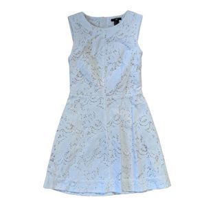 White Lace Sleeveless H&M Dress 6